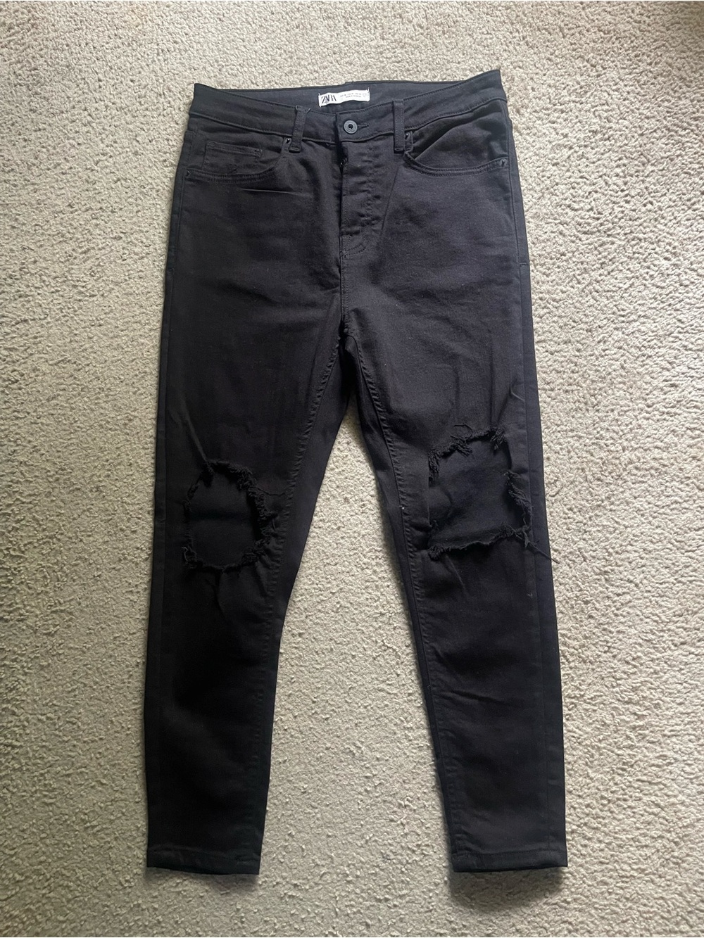 Zara Distressed Skinny Jeans